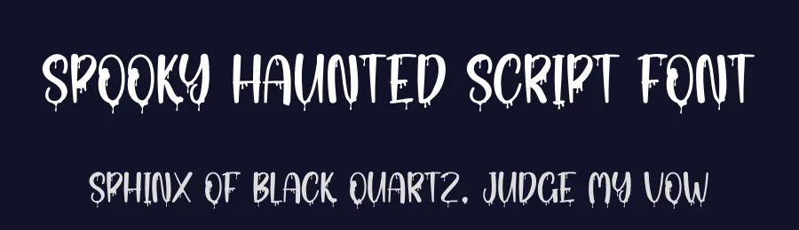Spooky Haunted Script Font by creativeletter — Display Font — thumbnail 2