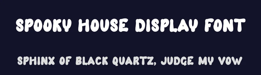 Spooky House Display Font by freshtypeink — Decorative Font — thumbnail 2