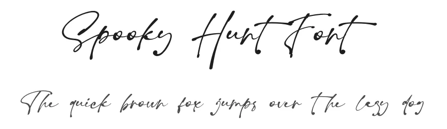 Spooky Hunt Font