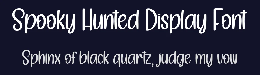 Spooky Hunted Display Font by creativeletter — Display Font — thumbnail 2