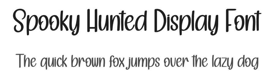 Spooky Hunted Display Font by creativeletter — Display Font