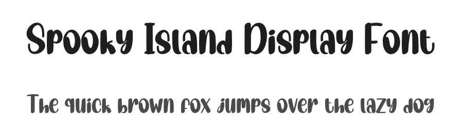 Spooky Island Display Font by andikastudio — Display Font