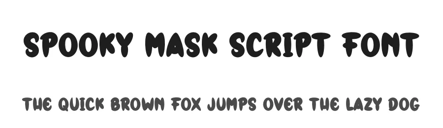 Spooky Mask Script Font by creativeletter — Display Font