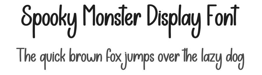 Spooky Monster Display Font by creativeletter — Display Font