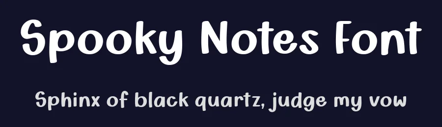 Spooky Notes Font by keithzo — Display Font — thumbnail 2