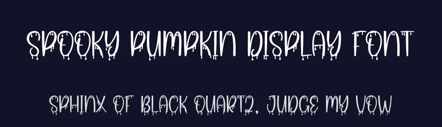 Spooky Pumpkin Display Font by andikastudio — Display Font — thumbnail 2