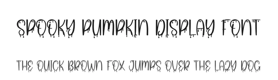 Spooky Pumpkin Display Font by andikastudio — Display Font