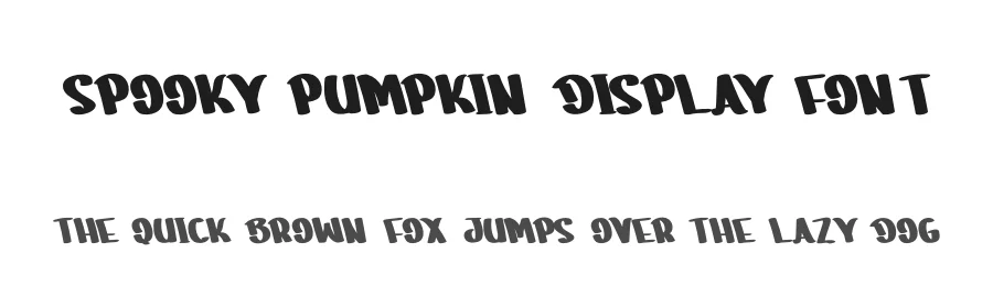 Spooky Pumpkin Display Font by andikastudio — Display Font