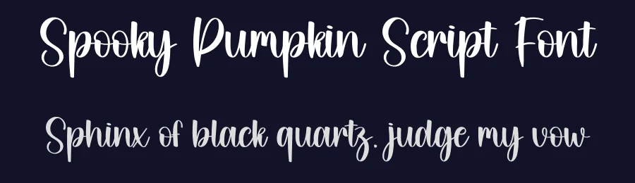 Spooky Pumpkin Script Font by creativeletter — Script Handwritten Font — thumbnail 2