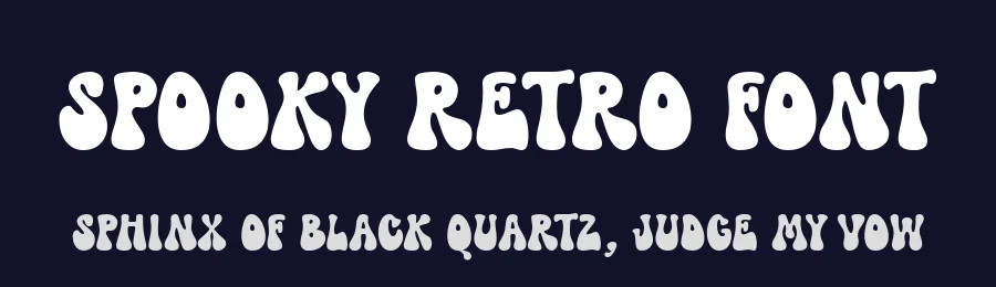 Spooky Retro Font by keithzo — Display Font — thumbnail 2