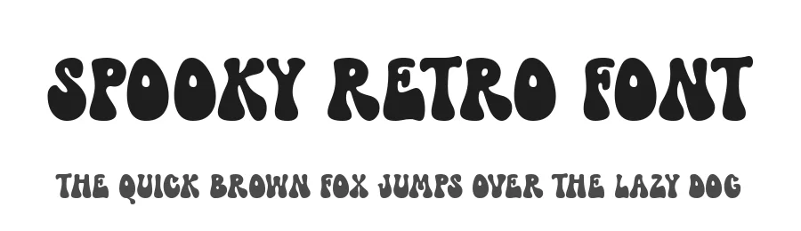 Spooky Retro Font by keithzo — Display Font