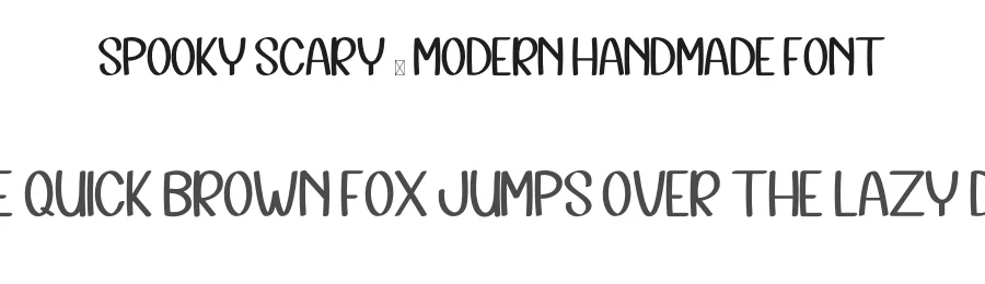 Spooky Scary – Modern Handmade Font by inermediaSTUDIO — Display Font