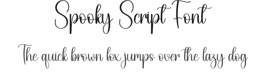 Spooky Script Font by creativeletter — Script Handwritten Font