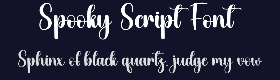 Spooky Script Font by creativeletter — Script Handwritten Font — thumbnail 2