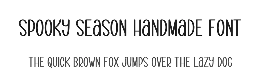 Spooky Season Handmade Font by andikastudio — Display Font