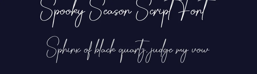 Spooky Season Script Font by creativeletter — Script Handwritten Font — thumbnail 2