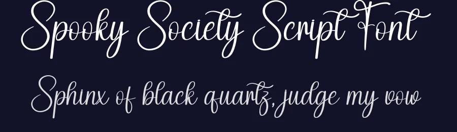 Spooky Society Script Font by creativeletter — Script Handwritten Font — thumbnail 2