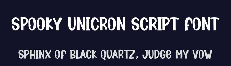 Spooky Unicron Script Font by creativeletter — Display Font — thumbnail 2