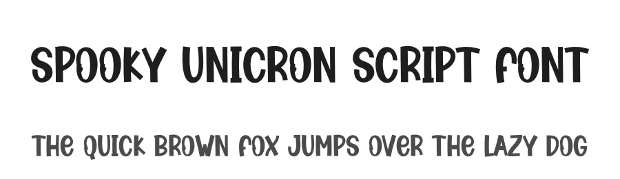 Spooky Unicron Script Font by creativeletter — Display Font