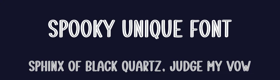 Spooky Unique Font by creativeletter — Script Handwritten Font — thumbnail 2