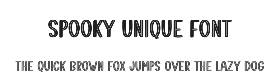 Spooky Unique Font by creativeletter — Script Handwritten Font