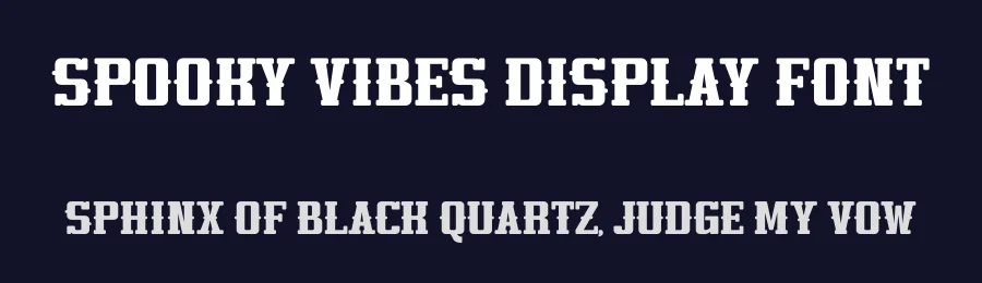 Spooky Vibes Display Font by Siapgraph — Decorative Font — thumbnail 2