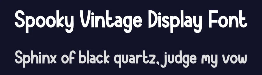 Spooky Vintage Display Font by andikastudio — Display Font — thumbnail 2