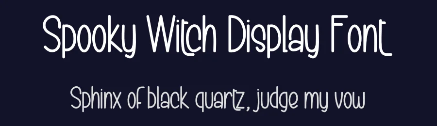 Spooky Witch Display Font by creativeletter — Display Font — thumbnail 2