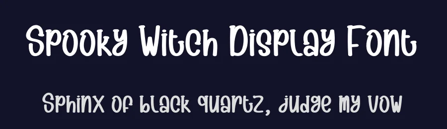 Spooky Witch Display Font by andikastudio — Display Font — thumbnail 2