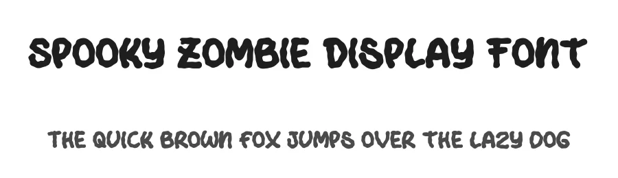 Spooky Zombie Display Font by Dharmas Studio — Decorative Font