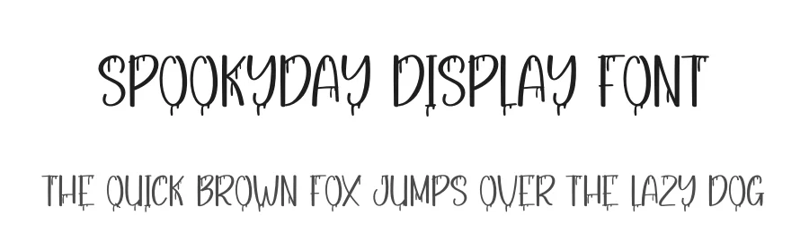 Spookyday Display Font by andikastudio — Display Font