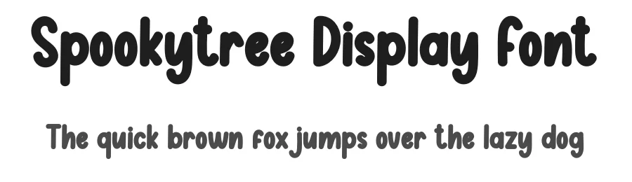 Spookytree Display Font by creativeletter — Display Font
