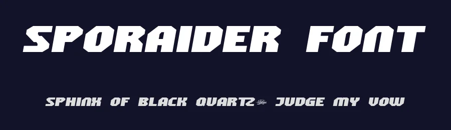 Sporaider Font by VinType — Display Font — thumbnail 2