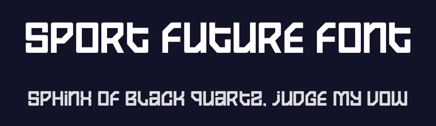 Sport Future Font by Funtype — Display Font — thumbnail 2