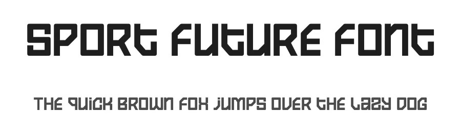 Sport Future Font by Funtype — Display Font