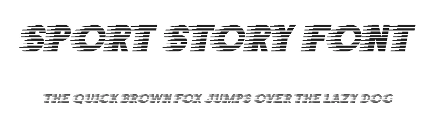 Sport Story Font by edricstudio — Display Font