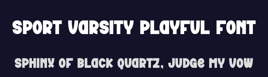 Sport Varsity Playful Font by andikastudio — Display Font — thumbnail 2