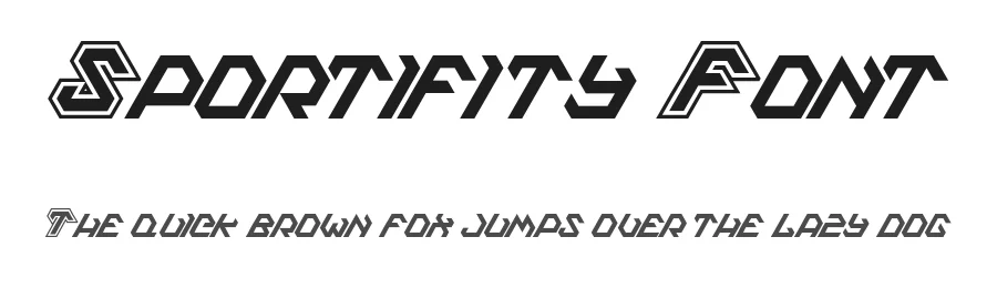 Sportifity Font by JVMIYO DSGN — Display Font