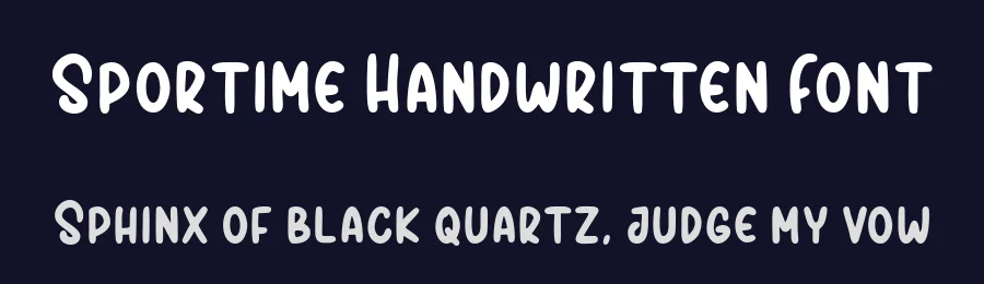 Sportime Handwritten Font by vaiminit — Script Handwritten Font — thumbnail 2