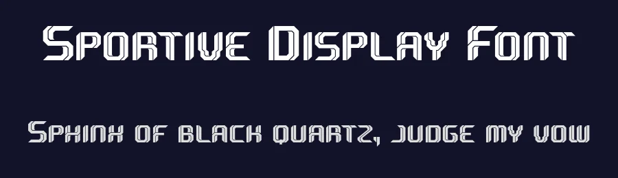 Sportive Display Font by StringLabs — Display Font — thumbnail 2