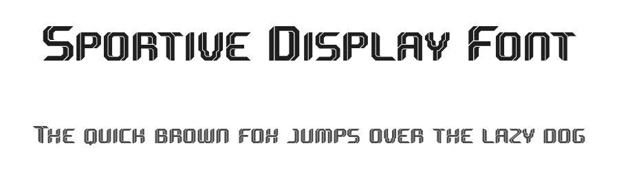 Sportive Display Font by StringLabs — Display Font