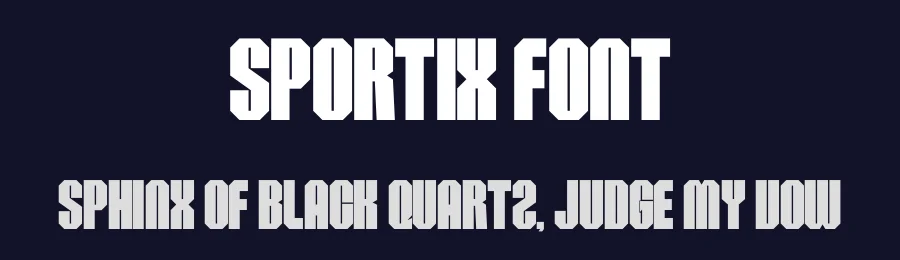 Sportix Font by Funtype — Decorative Font — thumbnail 2