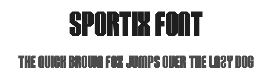 Sportix Font by Funtype — Decorative Font