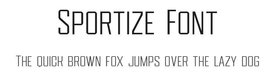 Sportize Font by Dikas Studio — Sans Serif Font
