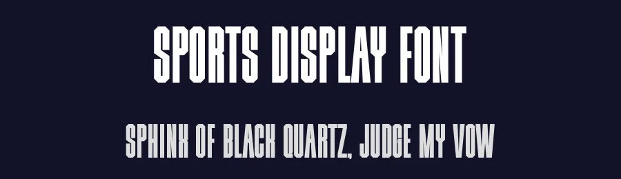 Sports Display Font by Funtype — Decorative Font — thumbnail 2