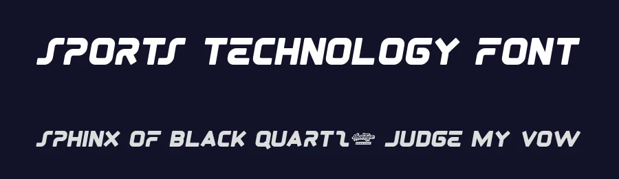 Sports Technology Font by noahtype — Display Font — thumbnail 2