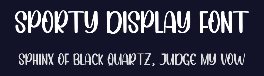 Sporty Display Font by inermediaSTUDIO — Display Font — thumbnail 2