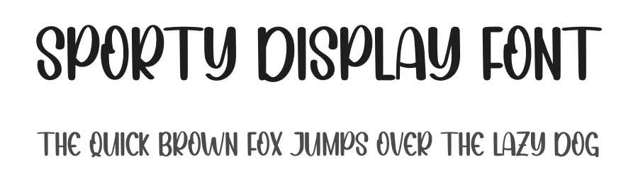 Sporty Display Font by inermediaSTUDIO — Display Font