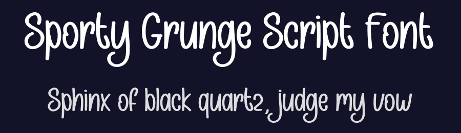 Sporty Grunge Script Font by creativeletter — Display Font — thumbnail 2