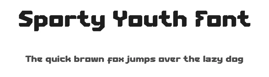 Sporty Youth Font by timelesstype.co — Display Font